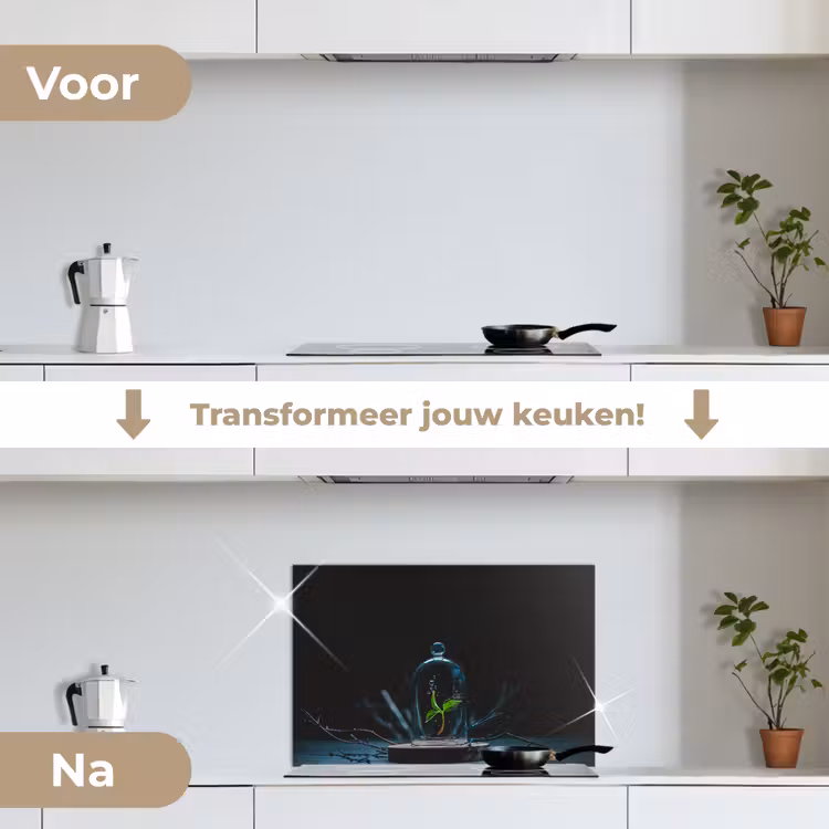 Spatscherm keuken - Stilleven - Plant - Bloemen — 3