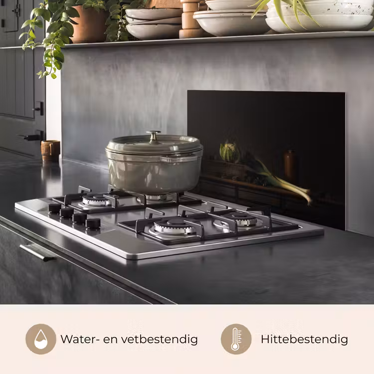 Spatscherm keuken - Stilleven - Tafel - Schilderij - Groenten - Prei - Bloemkool - Kunst — 7