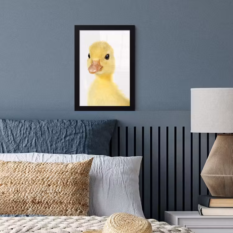 Poster met lijst - Eend - Kuiken - Lief - Kinderen - Meisjes - Jongens — 3