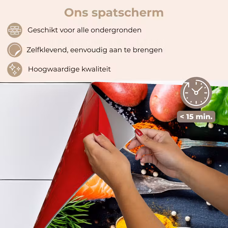 Spatscherm keuken - Kruiden - Lepels - Keuken - Specerijen — 4