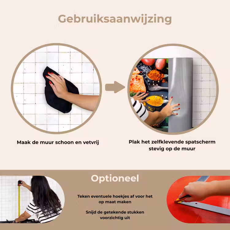 Spatscherm keuken - Kruiden - Lepels - Keuken - Specerijen — 8