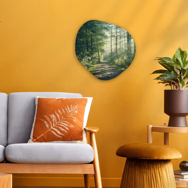 Organische Formen – Aluminium – Bos - Pad - Zon - Bomen - Groen - Natuur — 3