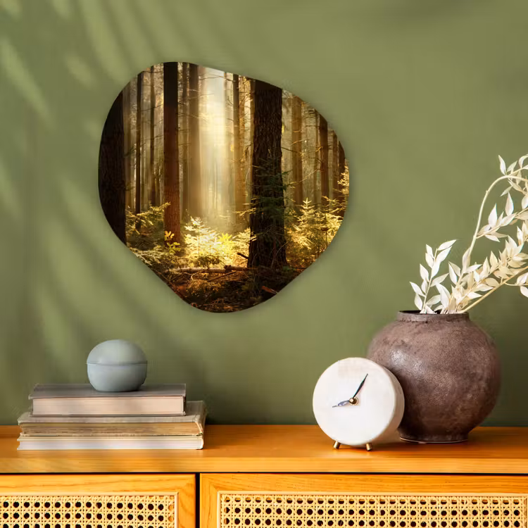 Organische Formen – Aluminium – Bos - Bomen - Zon — 2