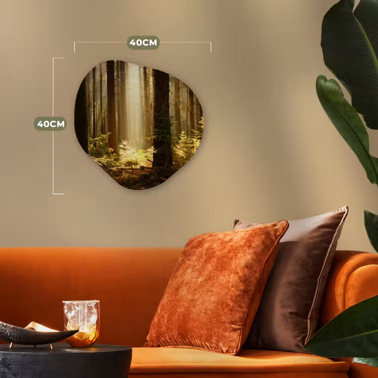 Organische Formen – Aluminium – Bos - Bomen - Zon — 4