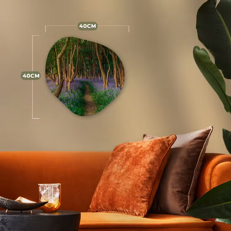 Organische Formen – Aluminium – Bos - Pad - Bloemen — 4