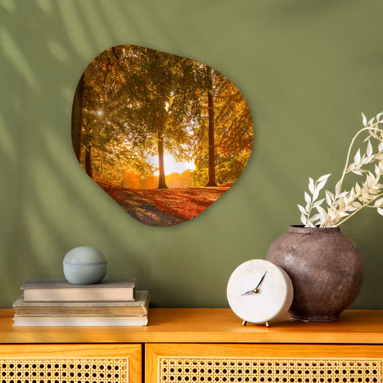 Organische Formen – Aluminium – Herfst - Licht - Bos — 2