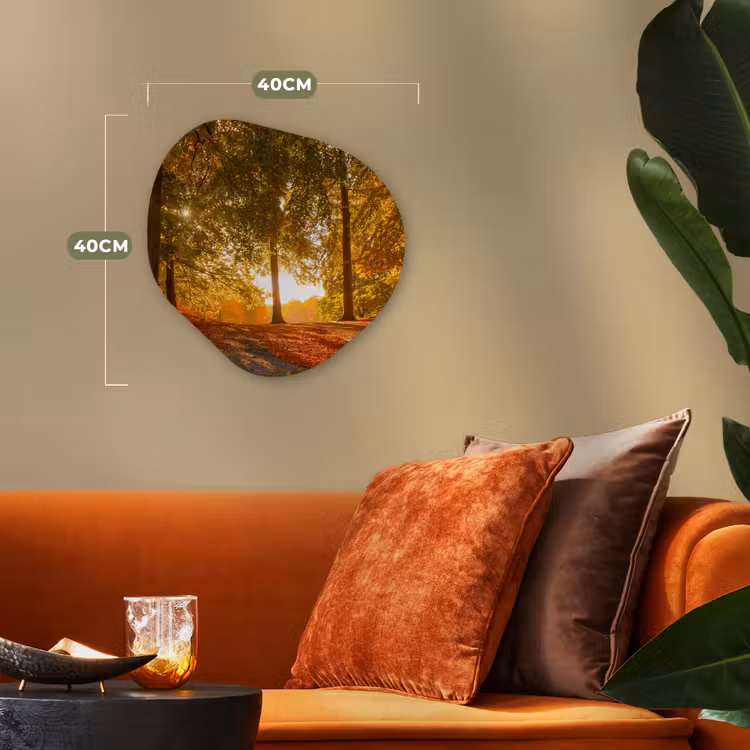 Organische Formen – Aluminium – Herfst - Licht - Bos — 4