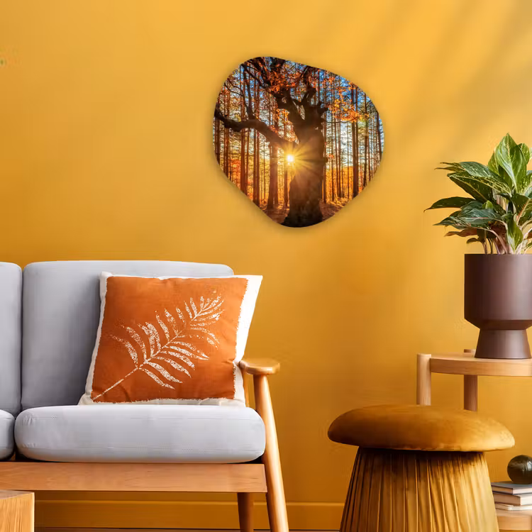 Organische Formen – Aluminium – Herfst - Zon - Boom — 3