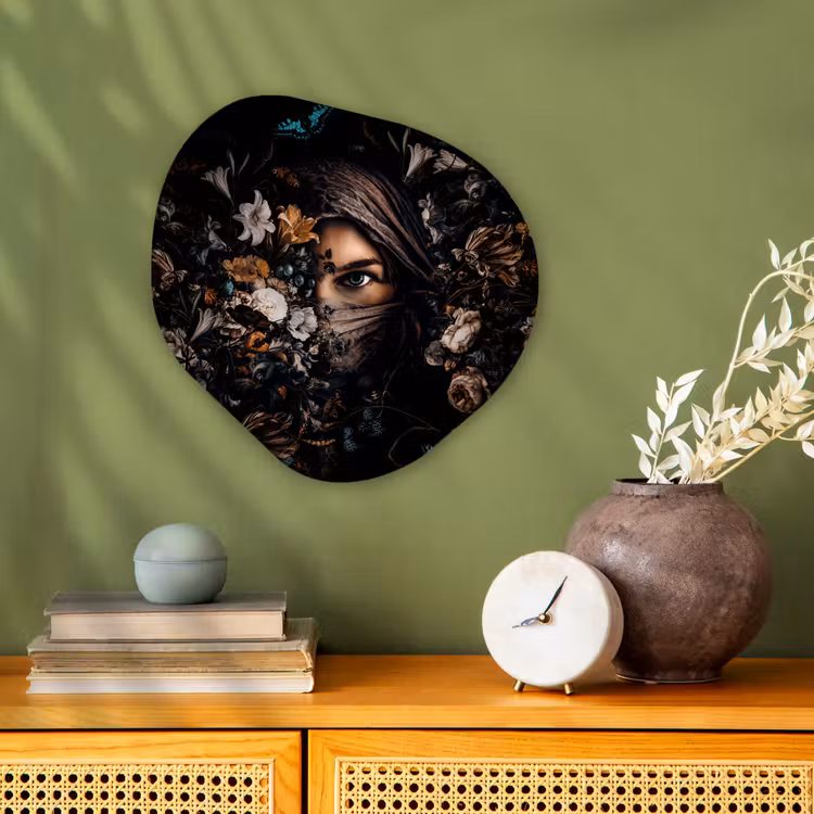 Organische Formen – Aluminium – Vrouw - Luxe - Bloemen - Vlinder - Portret — 2