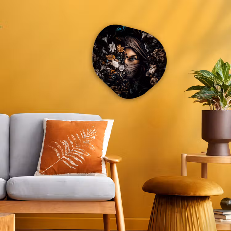 Organische Formen – Aluminium – Vrouw - Luxe - Bloemen - Vlinder - Portret — 3
