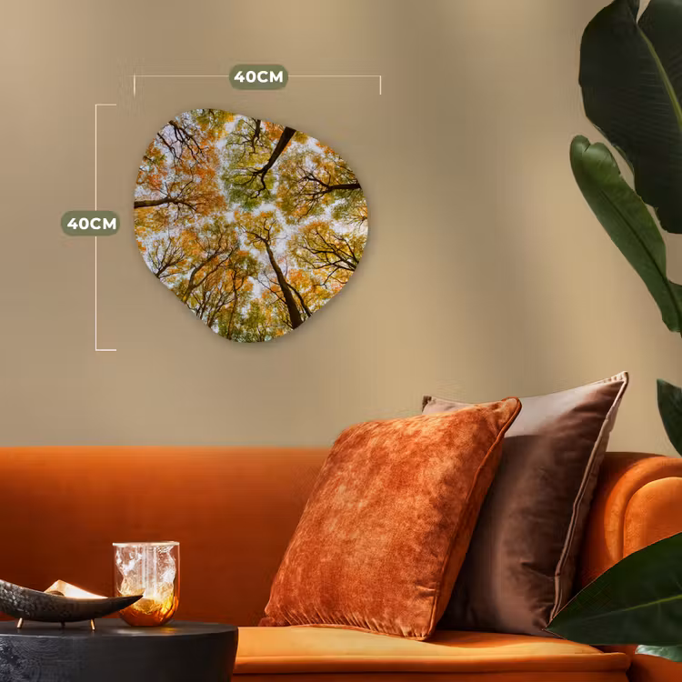 Organische Formen – Aluminium – Herfst - Lucht - Boom — 4