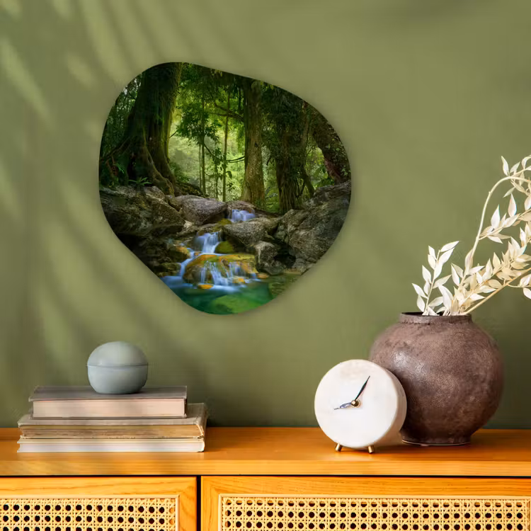 Organische Formen – Aluminium – Jungle - Stenen - Water - Natuur - Planten — 2