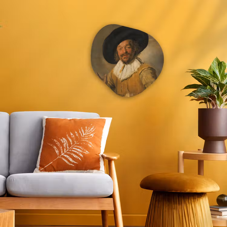 Organische Formen – Aluminium – De vrolijke drinker - Schilderij van Frans Hals — 3