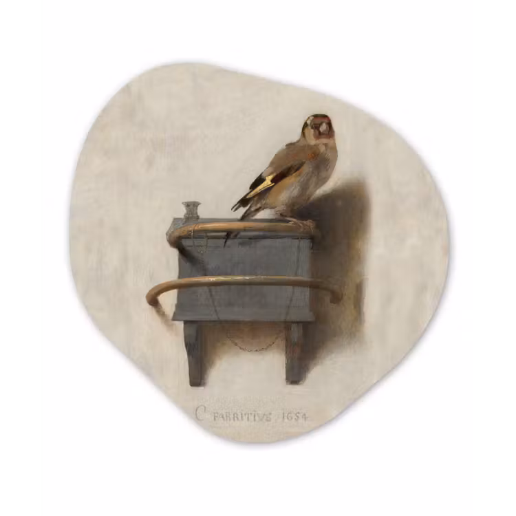 Organische Formen – Aluminium – Puttertje - Oude Meester - Carel Fabritius — 1