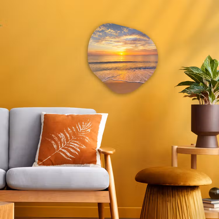 Organische Formen – Aluminium – Strand - Zonsondergang - Zee — 3