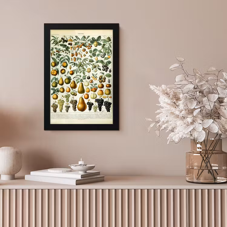 Poster met lijst - Adolphe Millot - Vintage - Fruit - Peer - Druiven — 5