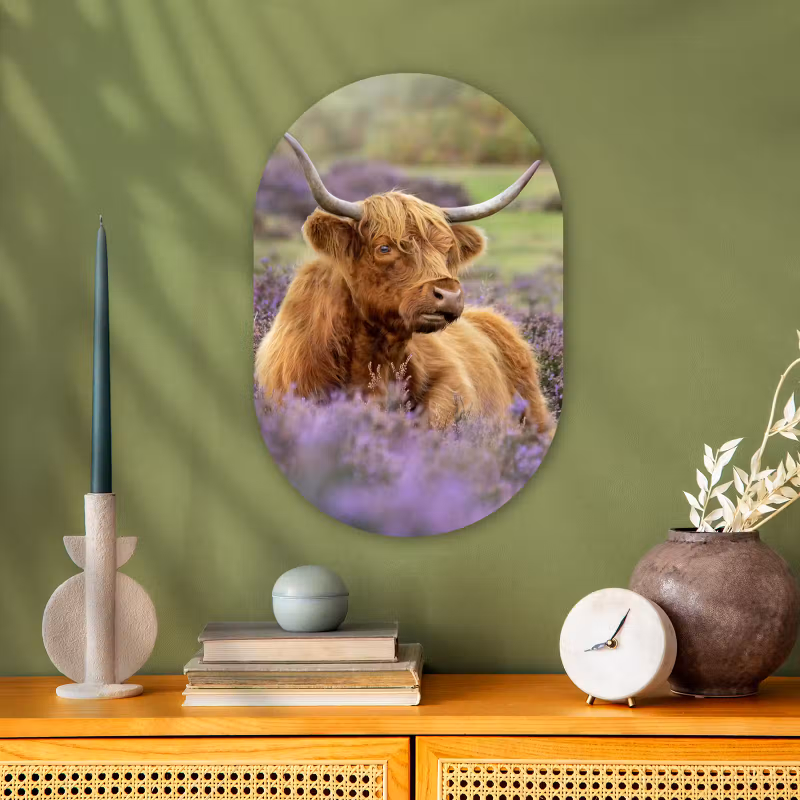 Muurovaal - Schotse Hooglander - Bruin - Struiken — 1