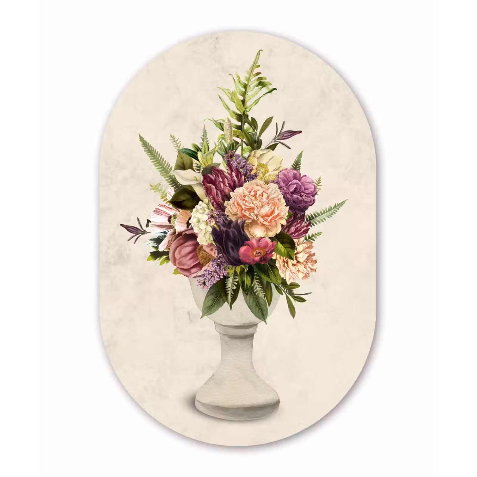 Muurovaal - Waterverf - Kleuren - Stilleven — 1