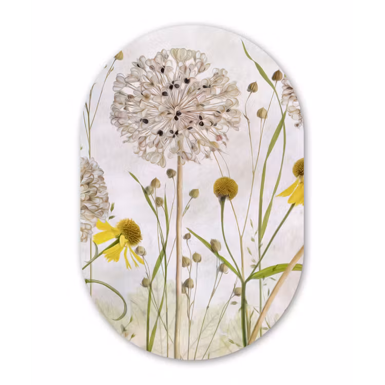 Muurovaal - Bloemen - Stilleven - Olieverf — 2
