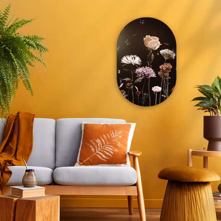 Muurovaal - Stilleven - Kleuren - Bloemen — 2