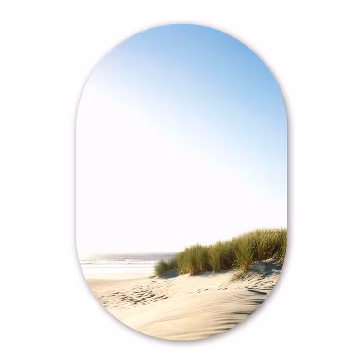 Muurovaal - Een heldere blauwe lucht boven duinen — 1