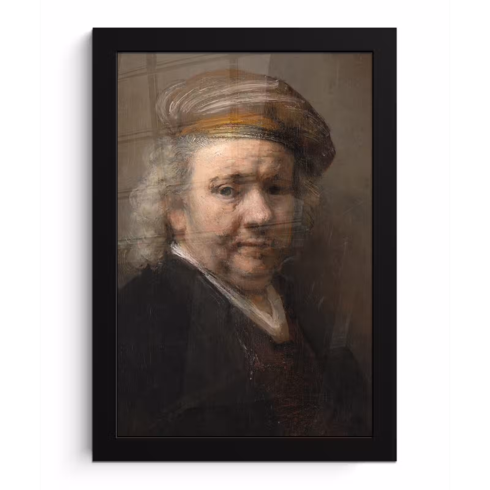 Poster met lijst - Zelfportret - Schilderij van Rembrandt van Rijn — 1