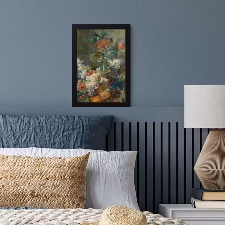 Poster met lijst - Stilleven met bloemen - Schilderij van Jan van Huysum — 3