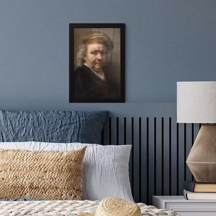 Poster met lijst - Zelfportret - Schilderij van Rembrandt van Rijn — 3