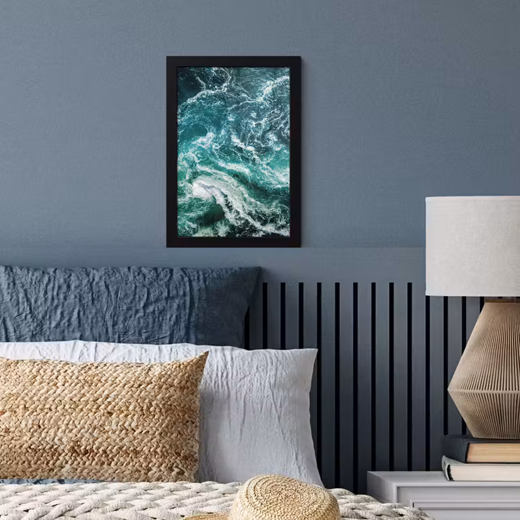 Poster met lijst - Oceaan - Water - Zee - Luxe - Groen - Turquoise — 3