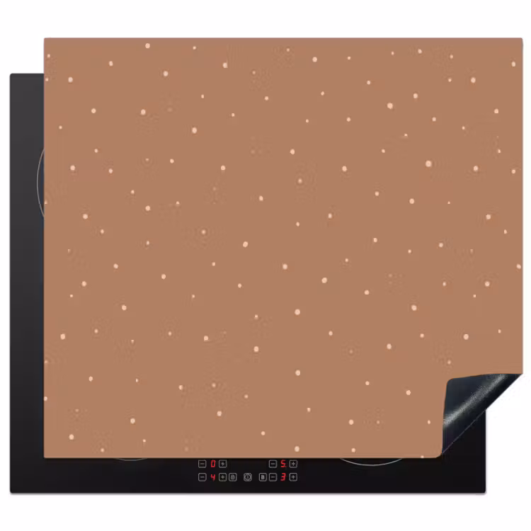 Inductie beschermer - Sterrenstof op Terracotta — 1