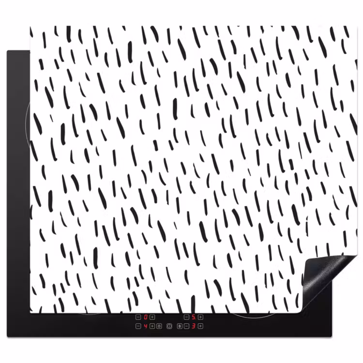 Inductie beschermer - Zebra Strepen van Minimalisme — 1