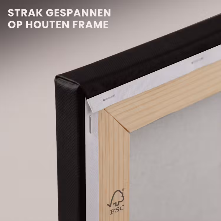 Canvas schilderij - Koeien - Horens - Goud — 7