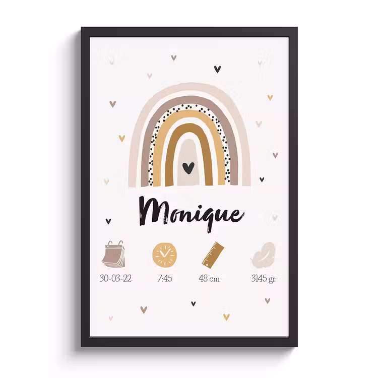 Geboorteposter — 1