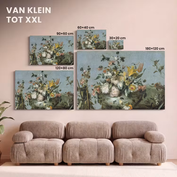 Canvas schilderij - Bloemen - Oude Meesters - Olieverf — 8