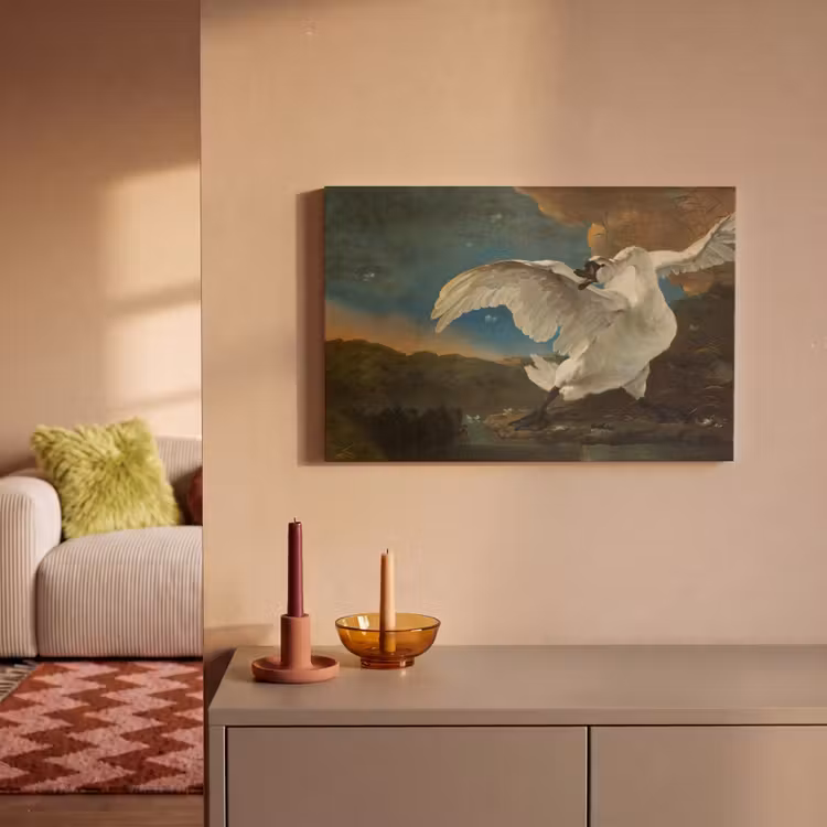 Canvas schilderij - Zwaan - Oude meesters - Jan Asselijn — 2