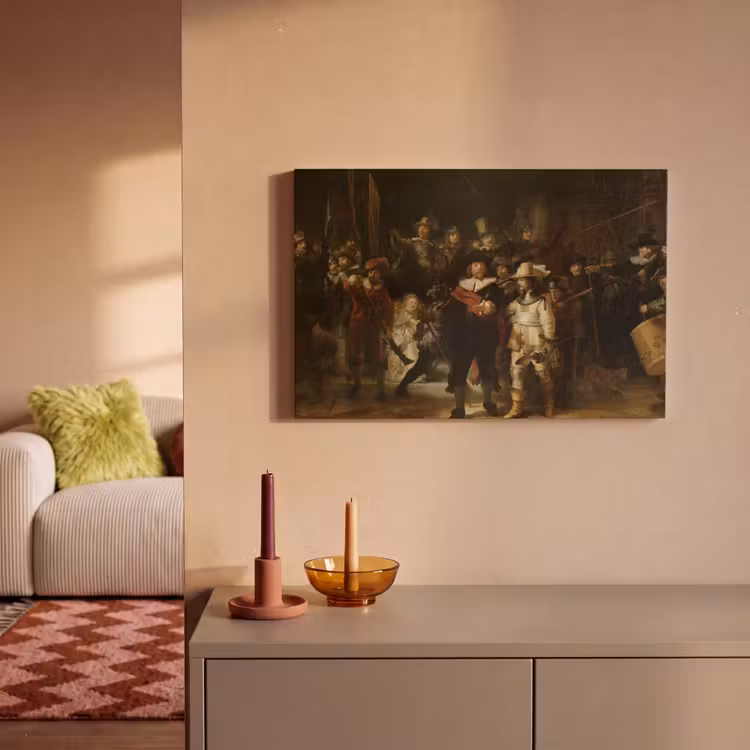 Canvas schilderij - De Nachtwacht - Kunst - Oude meesters - Rembrandt — 2