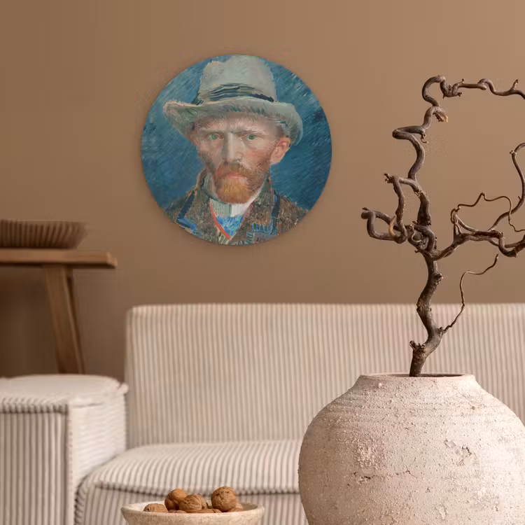 Muurcirkel - Zelfportret 1887 - Schilderij van Vincent van Gogh — 2