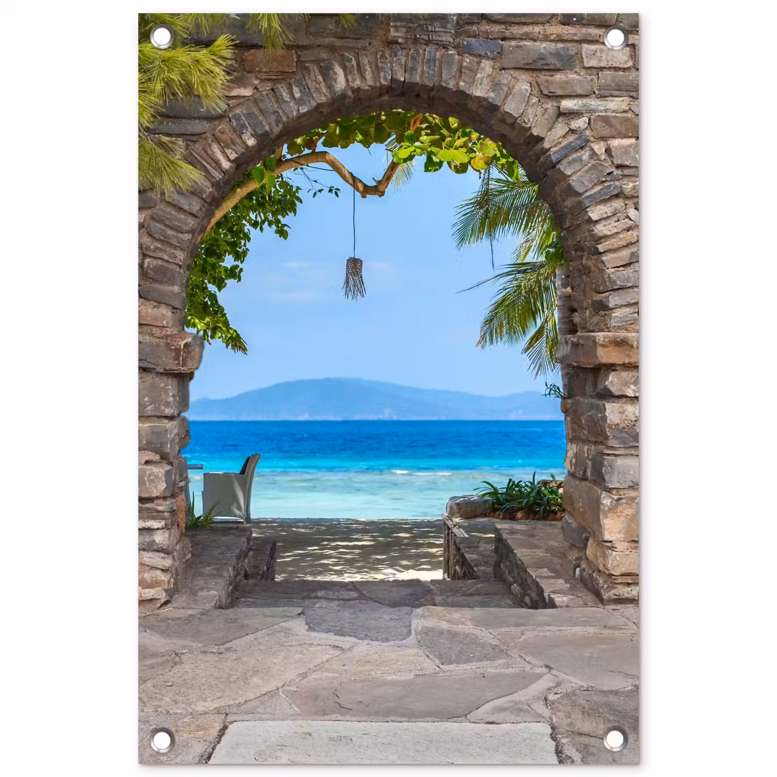 Tuinposter - Een poort naar paradijs — 1