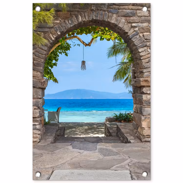 Tuinposter - Een poort naar paradijs — 1