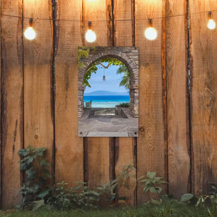 Tuinposter - Een poort naar paradijs — 2
