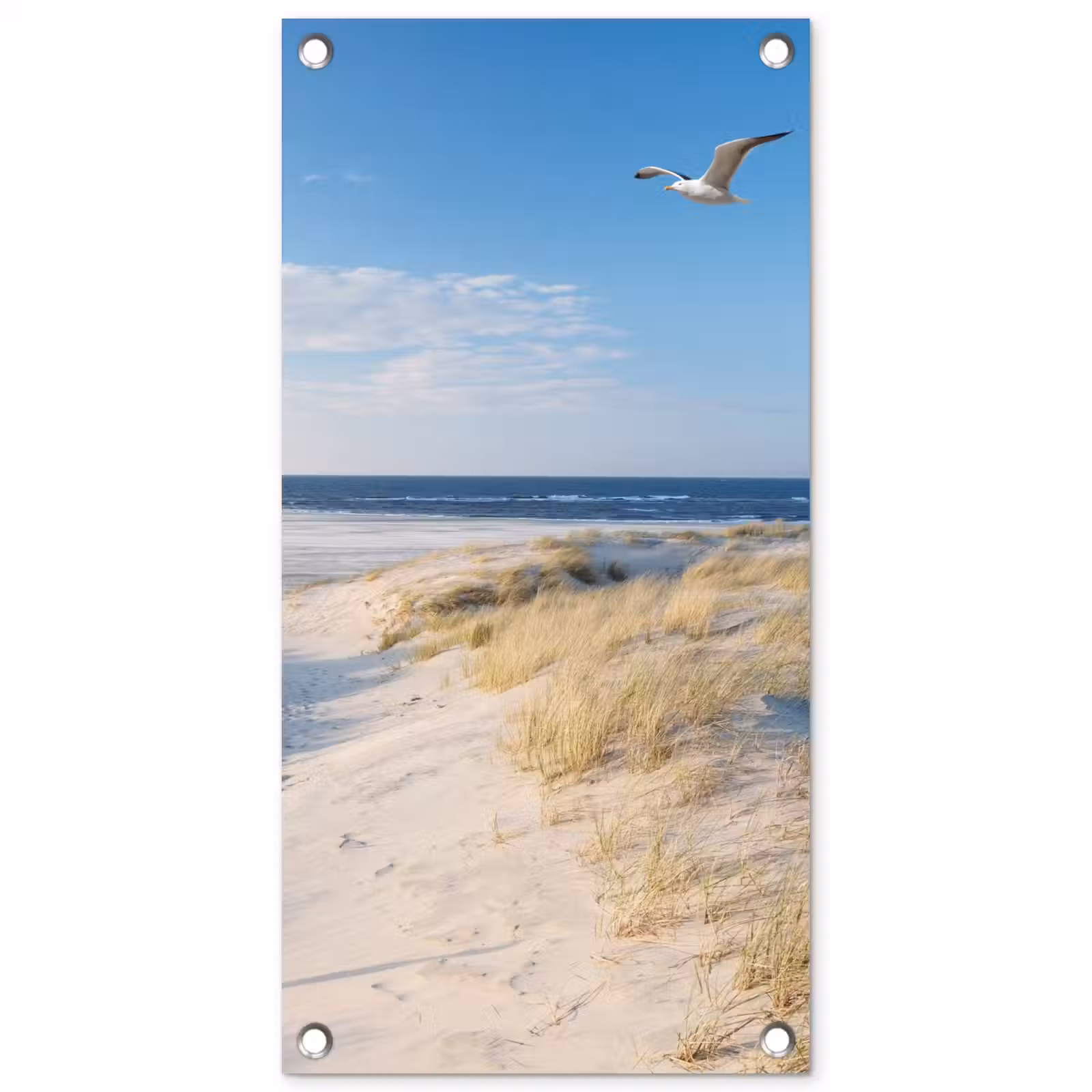 Tuinposter - Mooie Strandvlucht — 1