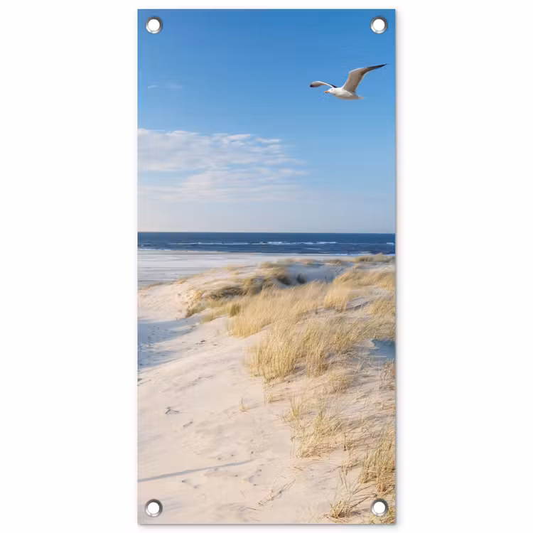 Tuinposter - Mooie Strandvlucht — 1