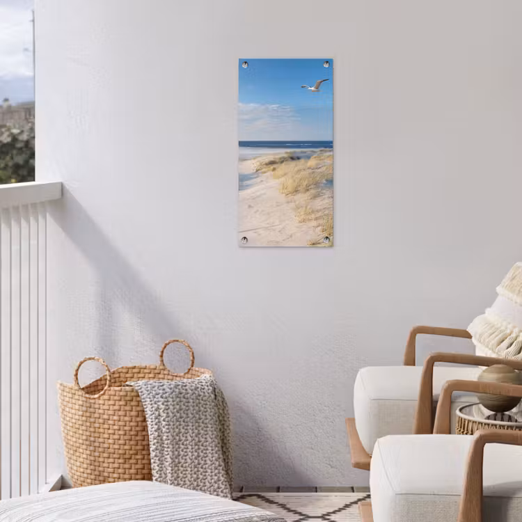 Tuinposter - Mooie Strandvlucht — 3