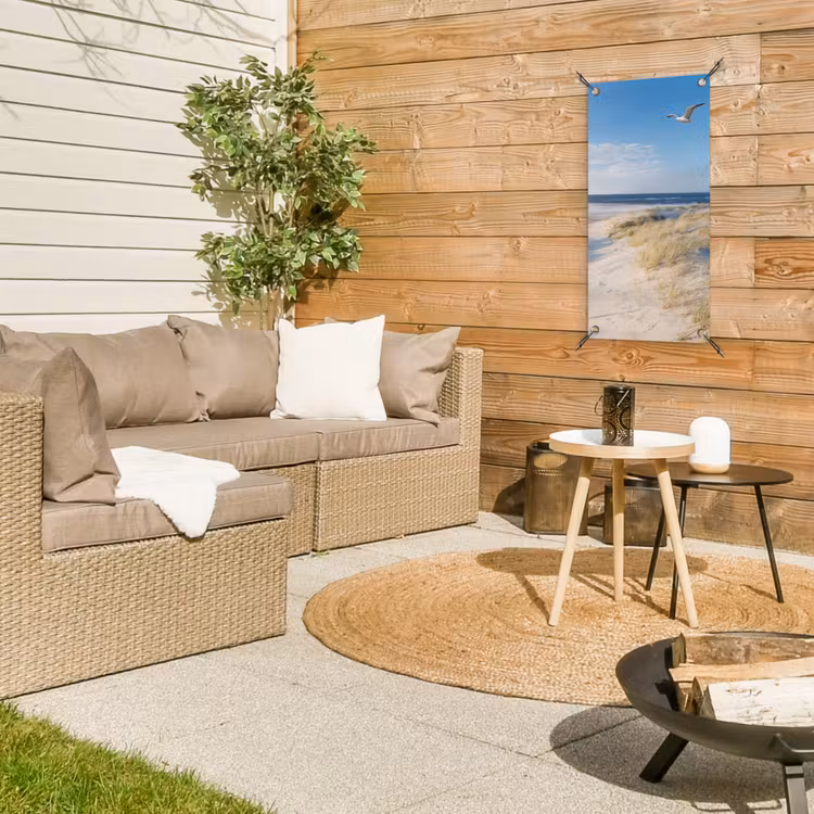 Tuinposter - Mooie Strandvlucht — 4