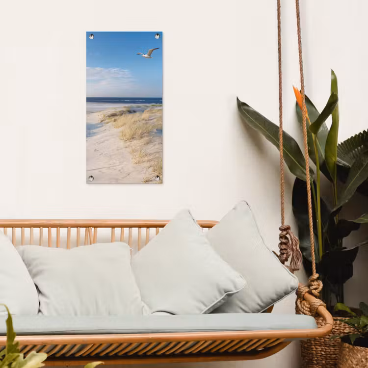 Tuinposter - Mooie Strandvlucht — 5