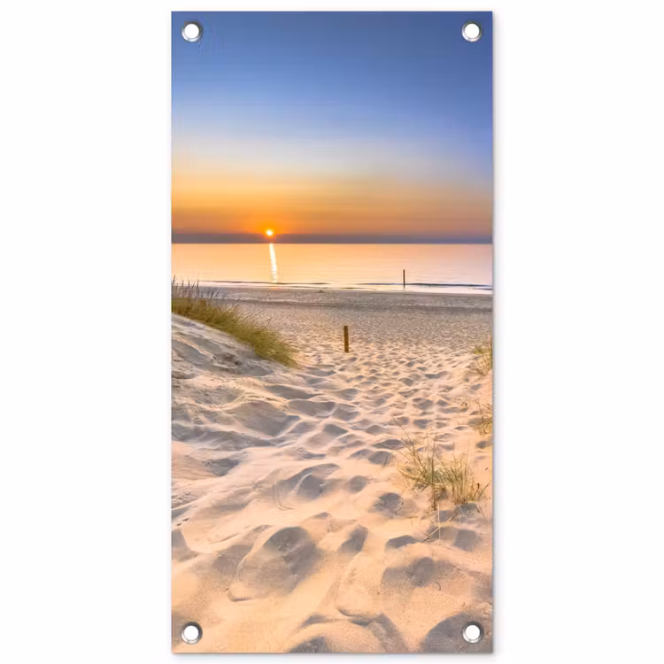 Tuinposter - Zonsondergang aan Zee — 1