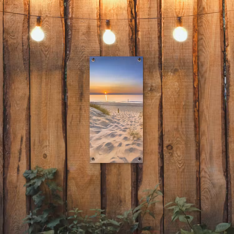Tuinposter - Zonsondergang aan Zee — 2