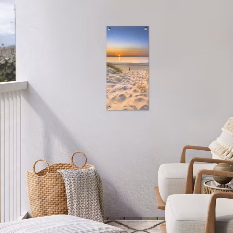 Tuinposter - Zonsondergang aan Zee — 3