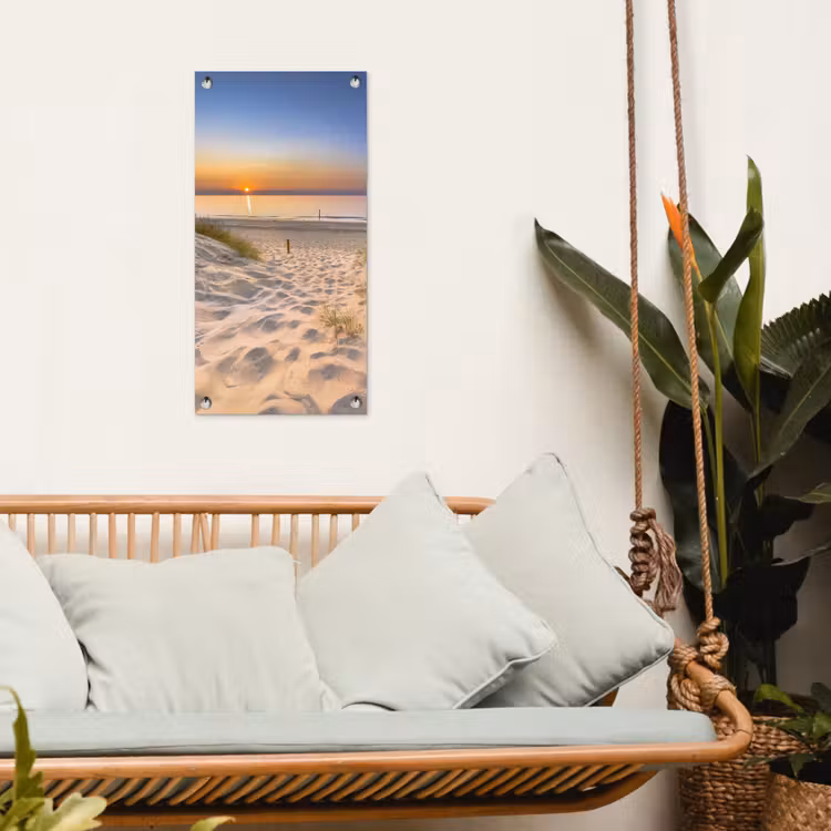 Tuinposter - Zonsondergang aan Zee — 5