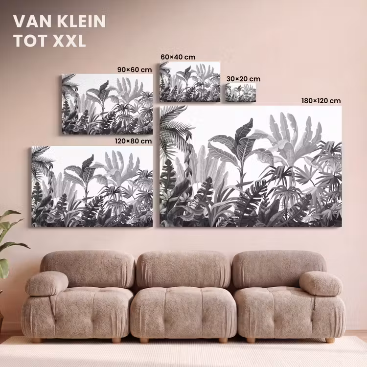Canvas schilderij - Design - Bladeren - Planten — 8